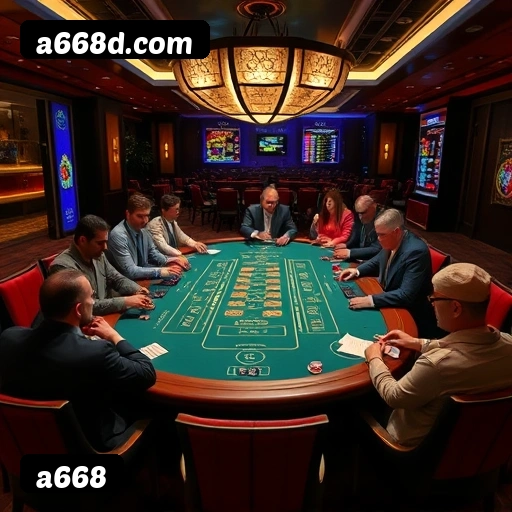 Streaming 4K no cassino ao vivo da a668